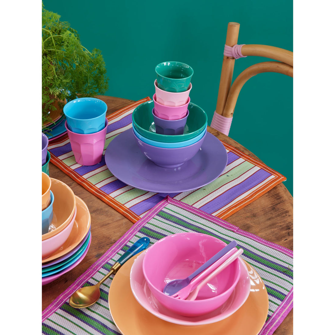 rice-dk-melamine-medium-bowl-in-6-asst-colors-6-pack-700ml-rice-melbw-6zss24
