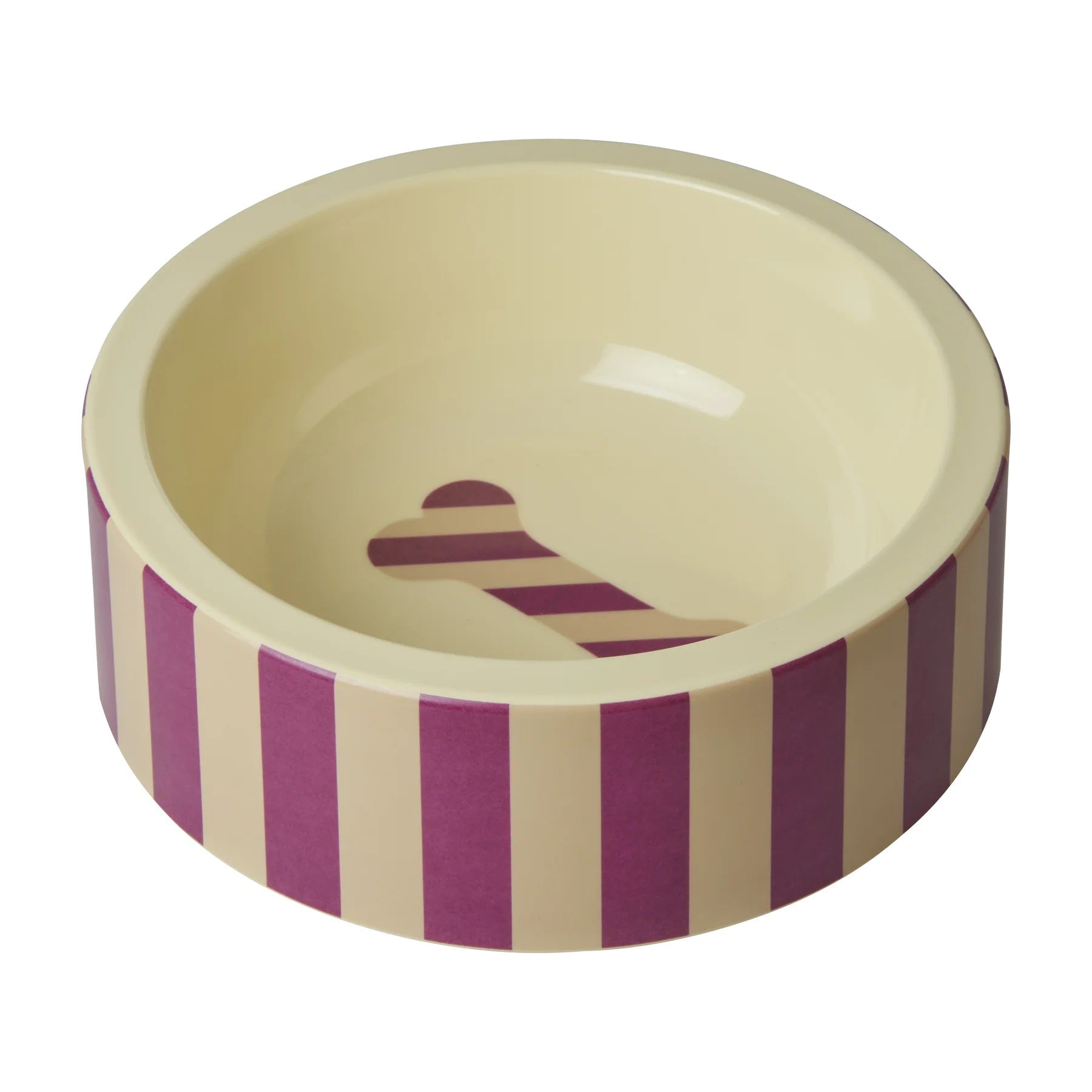rice-dk-melamine-pet-bowl-for-food-and-water-striped-bone-rice-mepet-bone