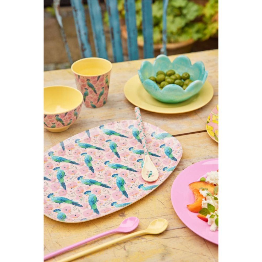 rice-dk-melamine-rectangular-plate-with-exotic-bird-print-rice-melpl-exbi