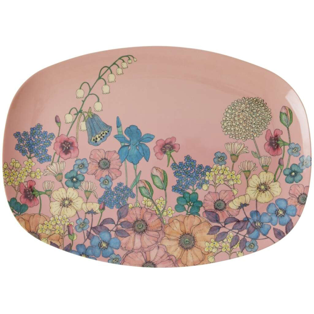 rice-dk-melamine-rectangular-plate-with-flower-collage-print-soft-pink-rice-melpl-flcosi