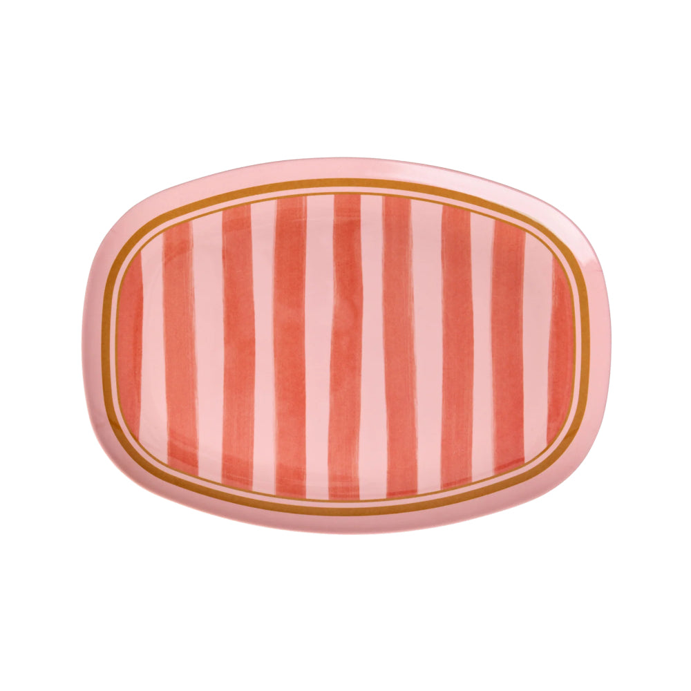 rice-dk-melamine-rectangular-plate-with-organic-stripes-print-rice-melpl-orst