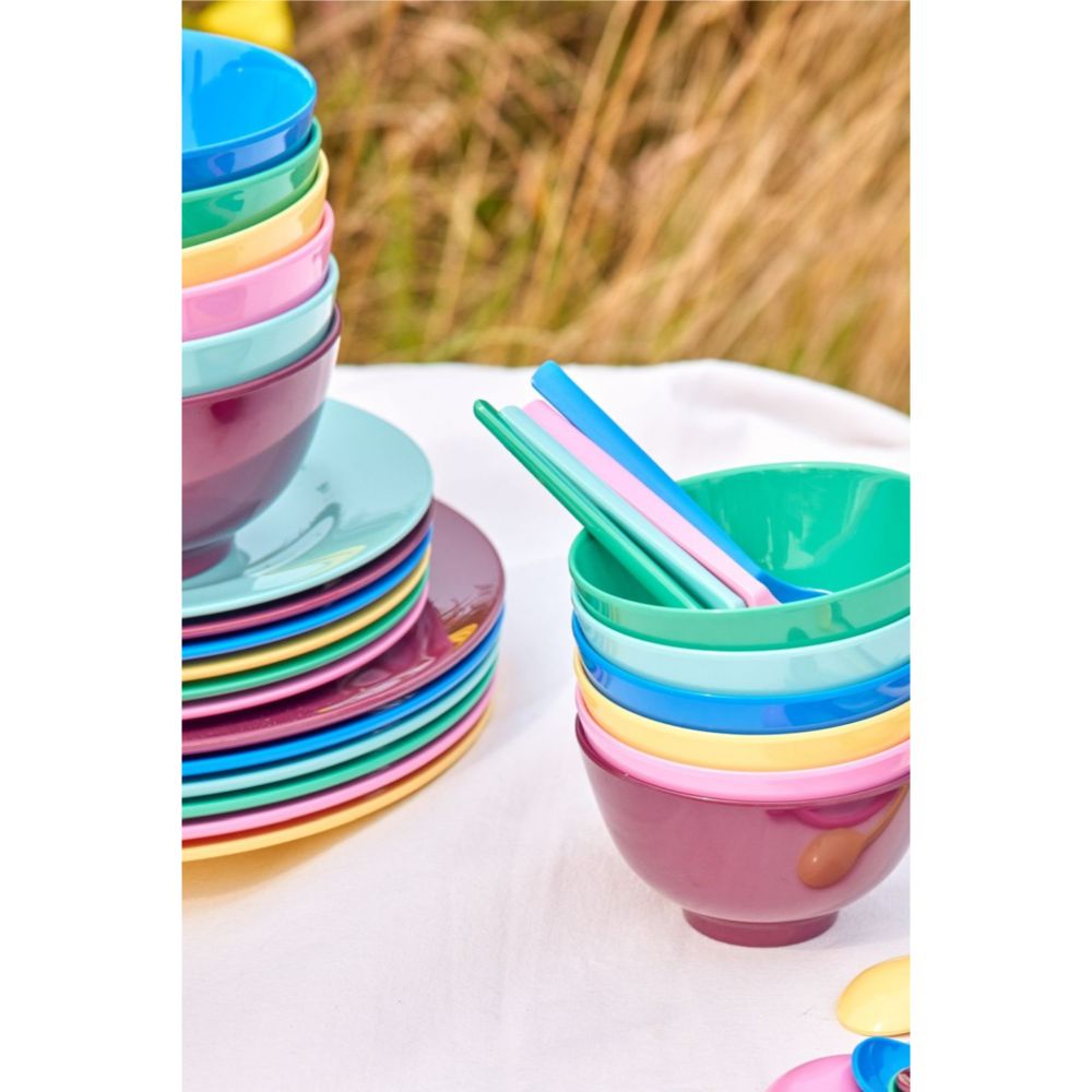 rice-dk-melamine-round-side-plates-in-asst-show-your-true-colors-6-pack-rice-mespl-6zch5