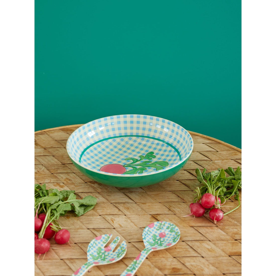 Ravishing Rice Rice DK Melamine Salad Bowl with Ravishing Radish Print - 2,5 L – Petit ...