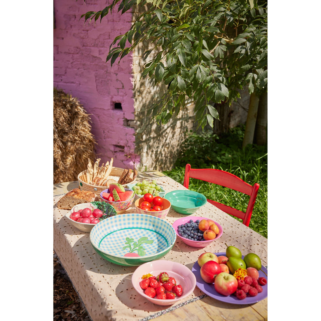 Ravishing Rice Rice DK Melamine Salad Bowl with Ravishing Radish Print - 2,5 L – Petit ...