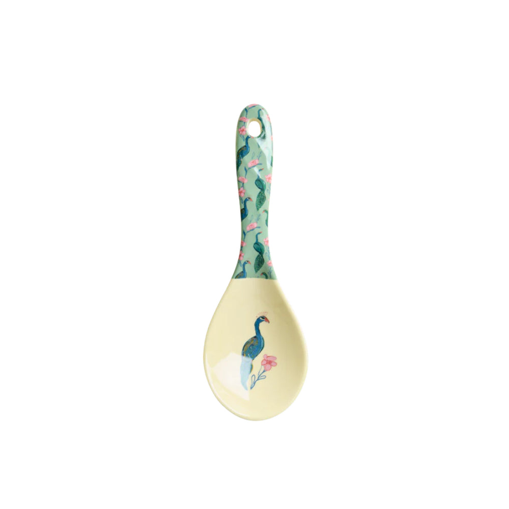 rice-dk-melamine-salad-spoon-with-peacock-power-print-rice-mesal-aw25xcppepo