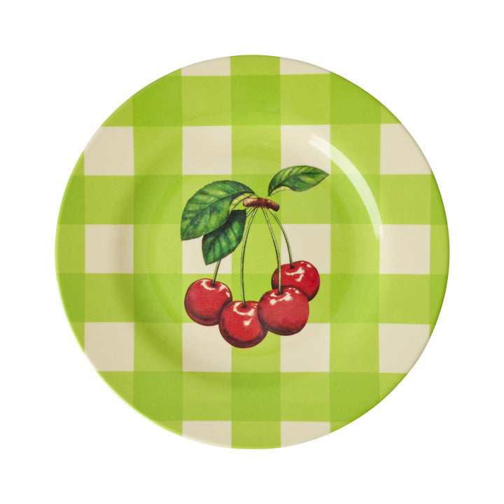 rice-dk-melamine-side-plate-with-love-therapy-cherry-print-rice-mespl-ltch