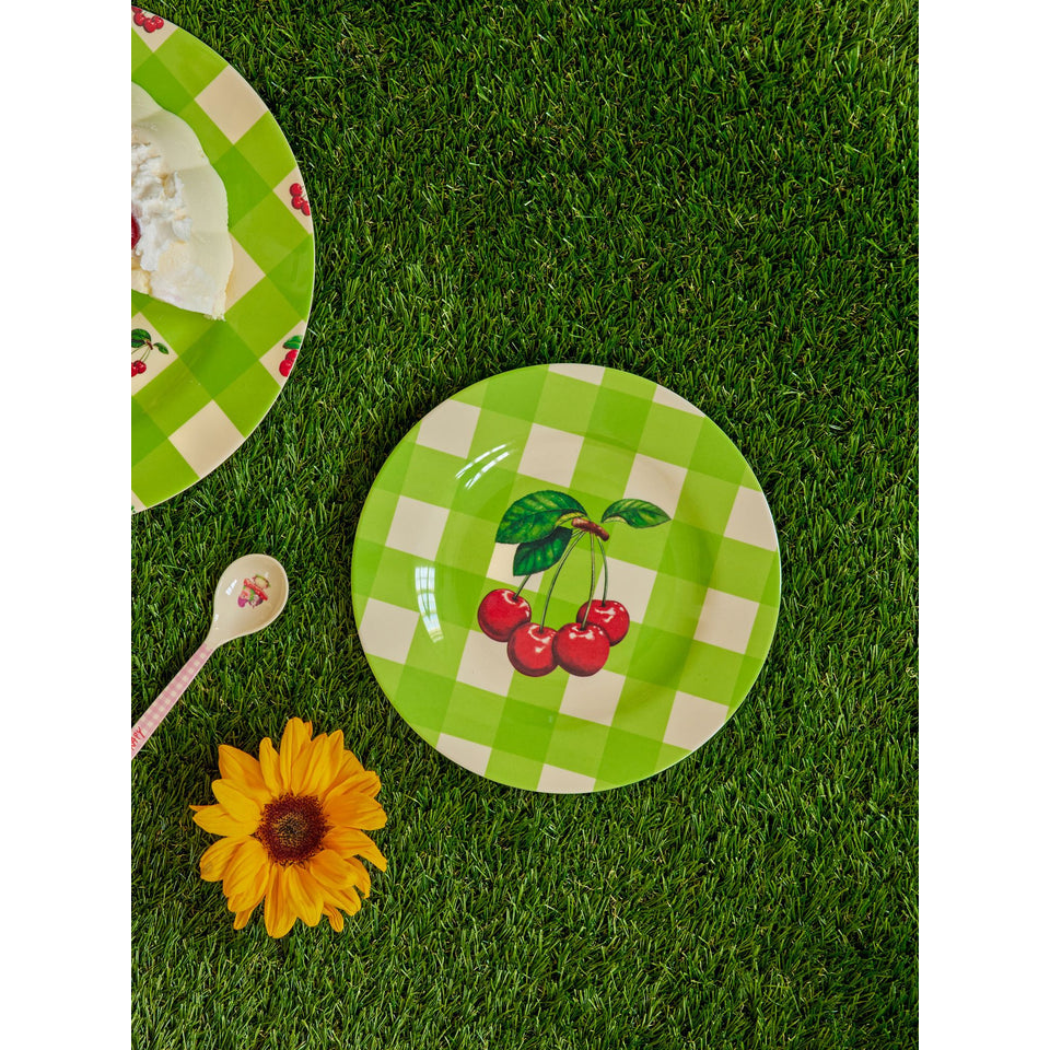 rice-dk-melamine-side-plate-with-love-therapy-cherry-print-rice-mespl-ltch