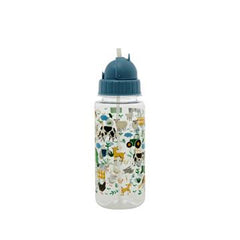 rice-dk-plastic-kids-drinking-bottle-blue-farm-print-500ml-rice-plbot-farb
