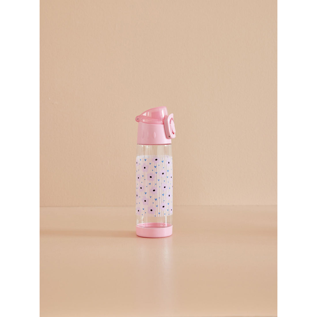 rice-dk-plastic-kids-drinking-bottle-with-flower-print-pink-rice-plbot-flow