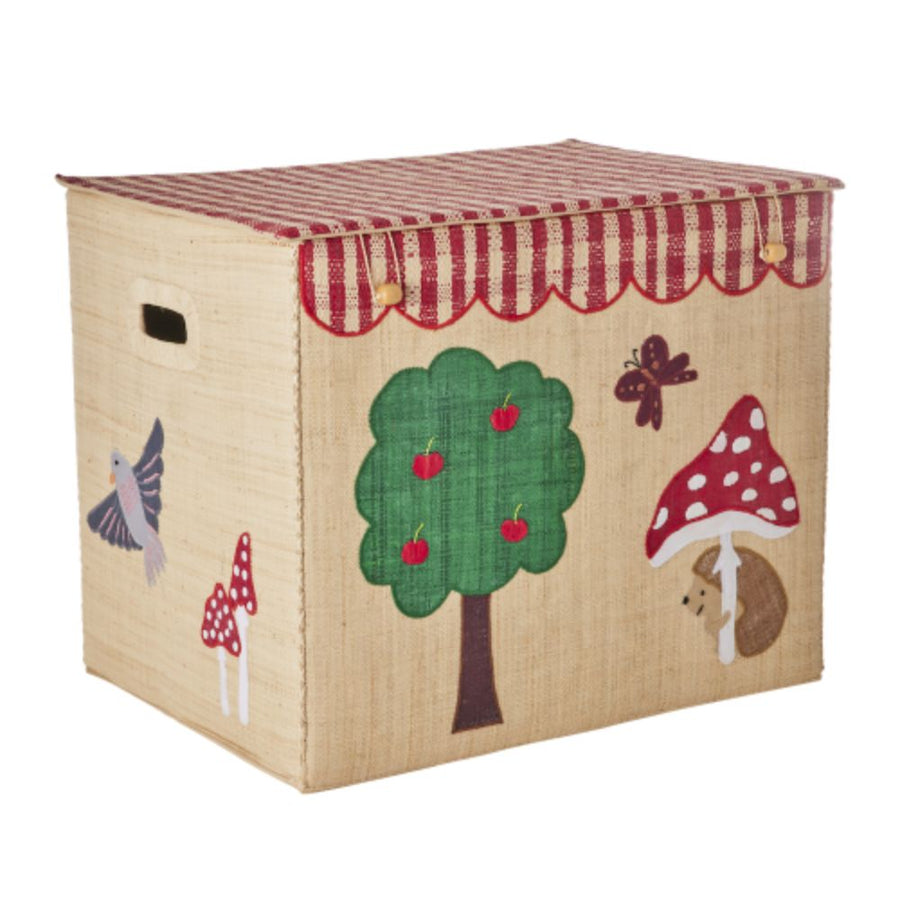 rice-dk-raffia-storage-box-with-happy-forest-theme-foldable-rice-bsbox-lhafo