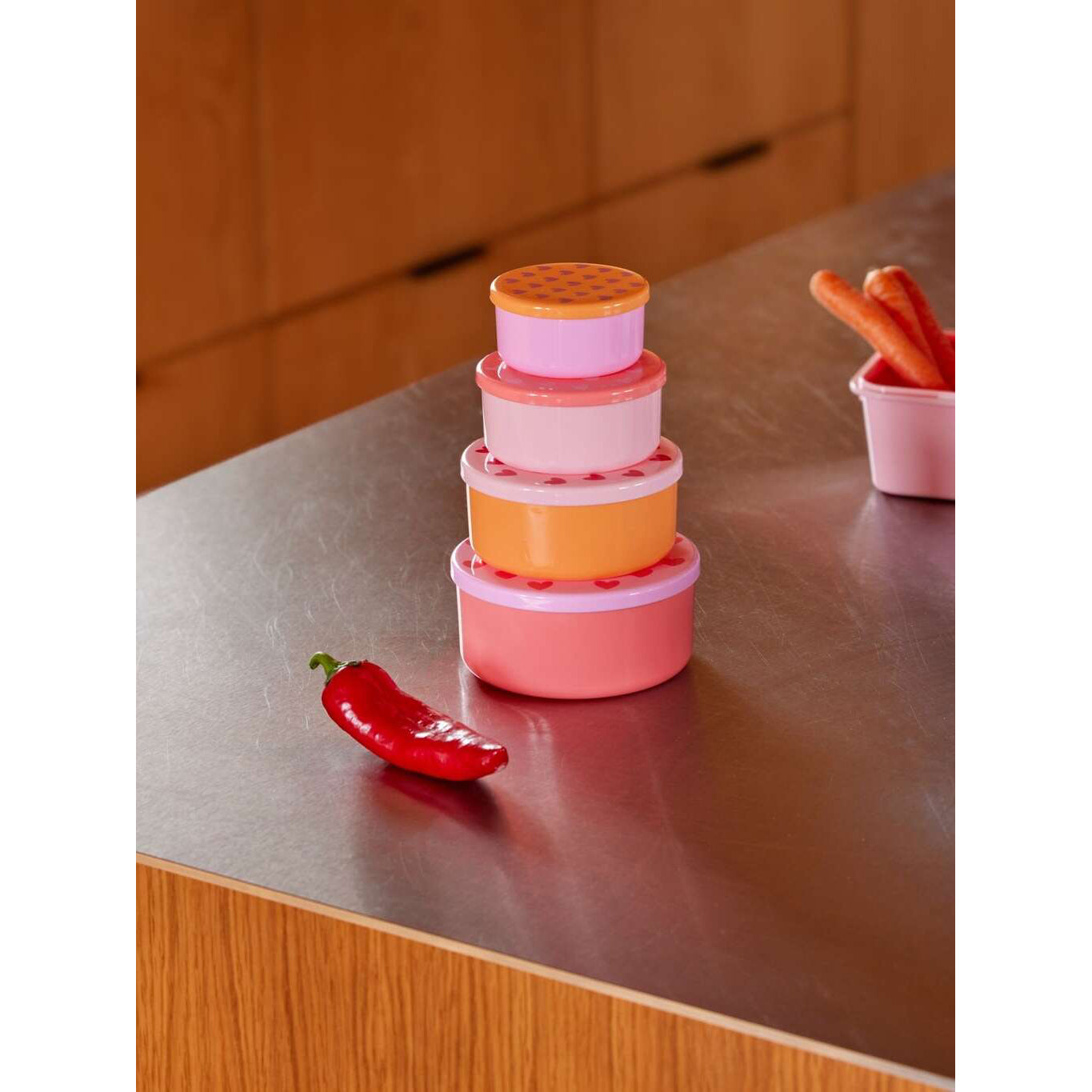 rice-dk-round-plastic-food-boxes-with-hearts-prints-set-of-4-rice-fbox-4zrnhea