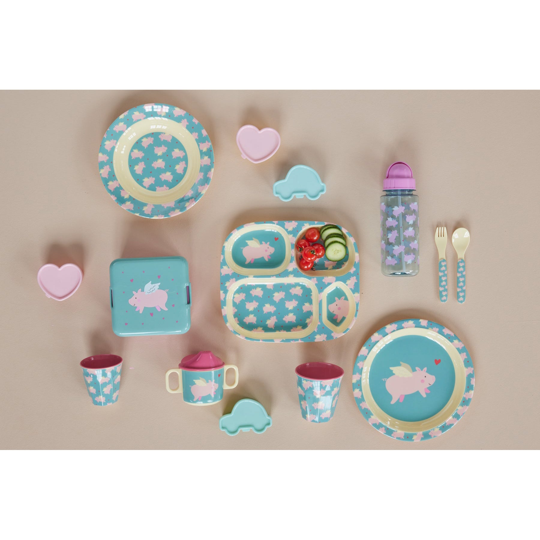 rice-dk-small-lunchbox-with-flying-pig-print-rice-bxlun-flyp