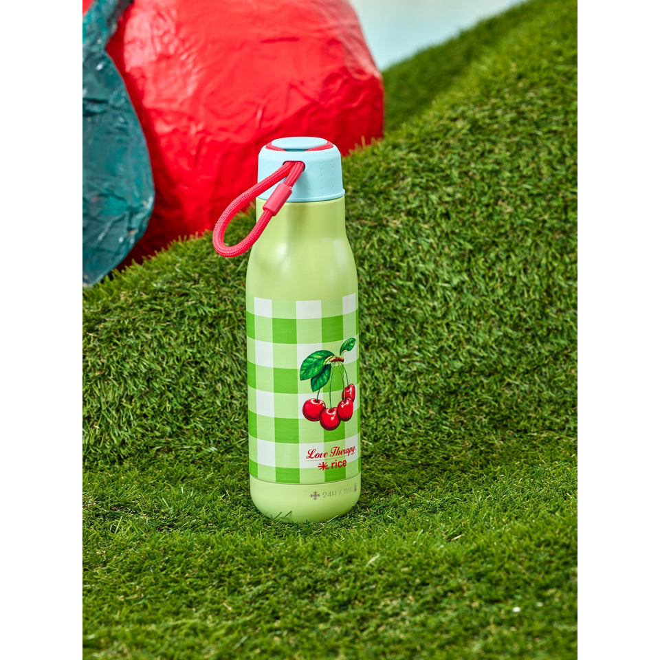 rice-dk-stainless-steel-drinking-bottle-with-love-therapy-cherry-print-12h-hot-24h-cold-500-ml-rice-stbot-ltch