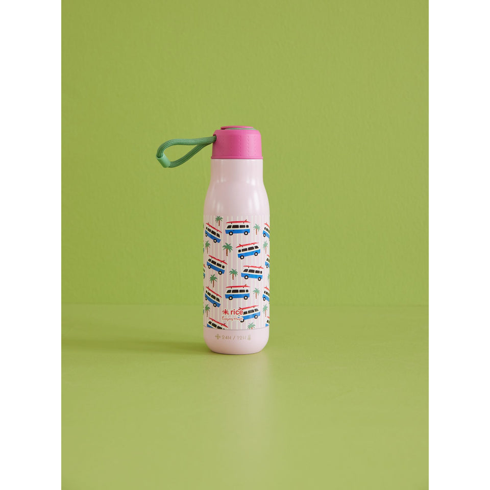 rice-dk-stainless-steel-drinking-bottle-with-pink-cars-print-12h-hot-24h-cold-500-ml-rice-stbot-cari