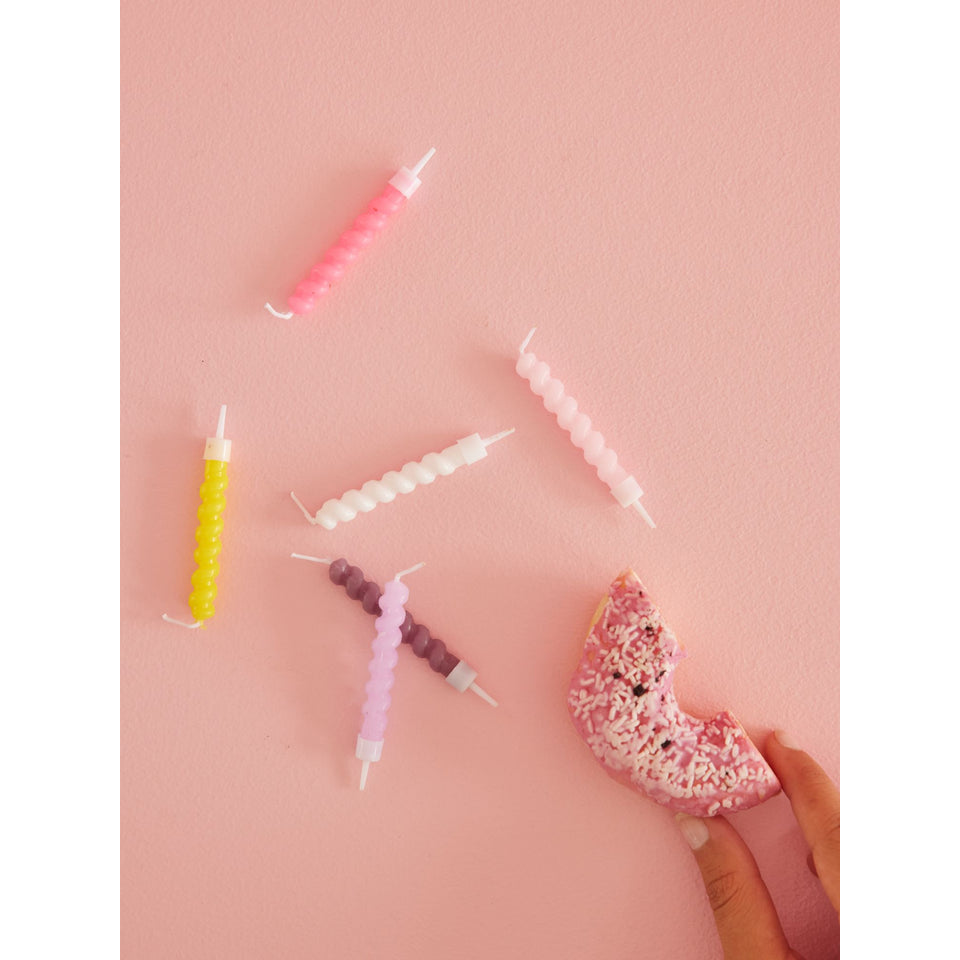 rice-dk-twisted-cake-candle-12-pcs-pinkish-color-design-rice-cdcak-twistg