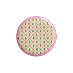 rice-melamine-cake-plate-with-diamond-christmas-tree-print-small-rice-xmecp-ditr