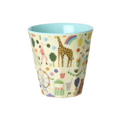 rice-melamine-cup-with-mint-fun-fair-print-medium-250ml-rice-melcu-fufami