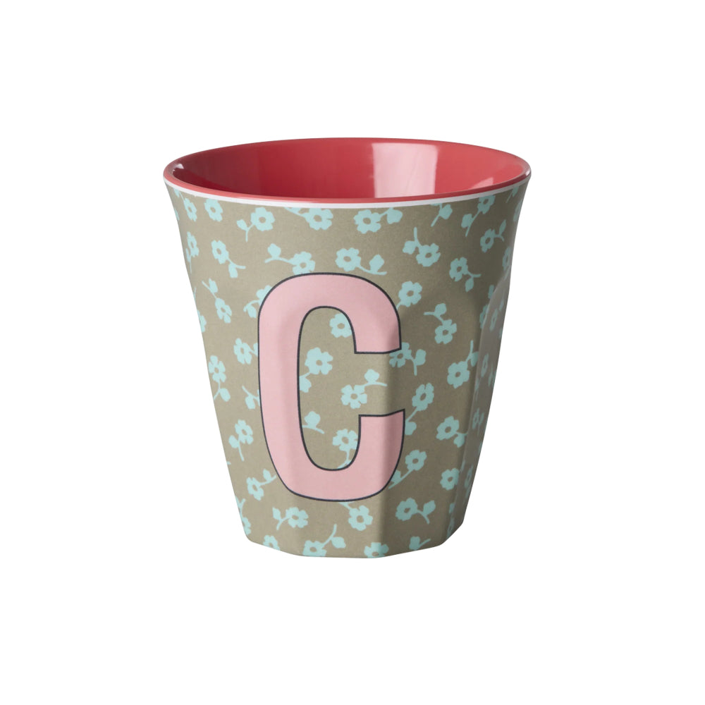 rice-melamine-cup-with-the-letter-c-flowers-medium-250ml-rice-melcu-alpfloc