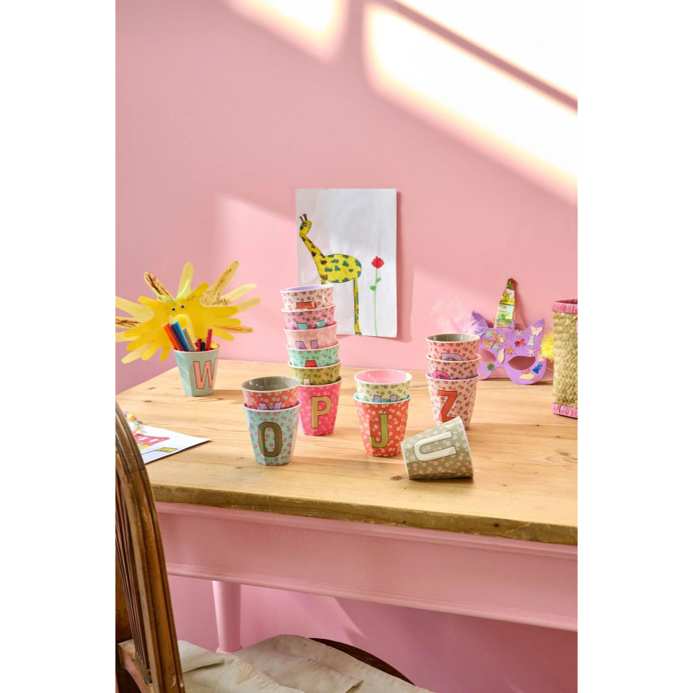 rice-melamine-cup-with-the-letter-c-flowers-medium-250ml-rice-melcu-alpfloc