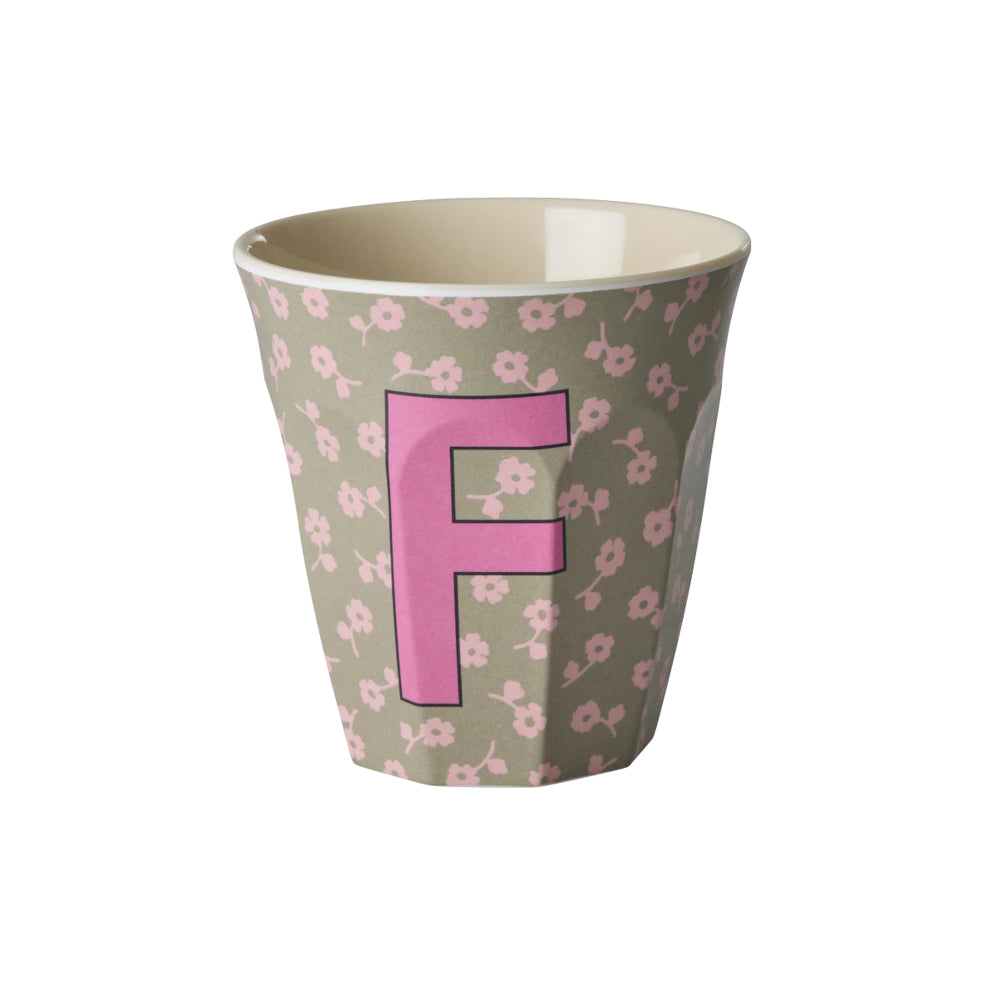 rice-melamine-cup-with-the-letter-f-flowers-medium-250ml-rice-melcu-alpflof