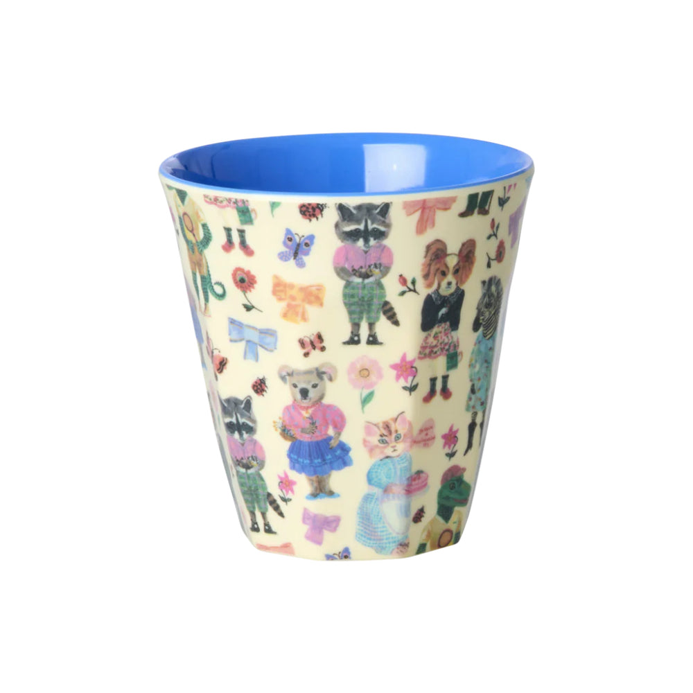 rice-melamine-kids-cup-with-nathalie-lété-print-blue-small-160ml-rice-kicup-natb