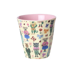 rice-melamine-kids-cup-with-nathalie-lété-print-pink-small-160ml-rice-kicup-nati