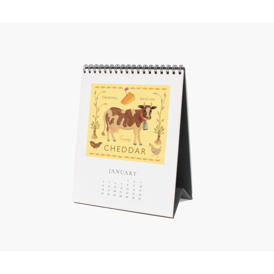 rifle-paper-co-2026-cheese-desk-calendar-rifl-cal100