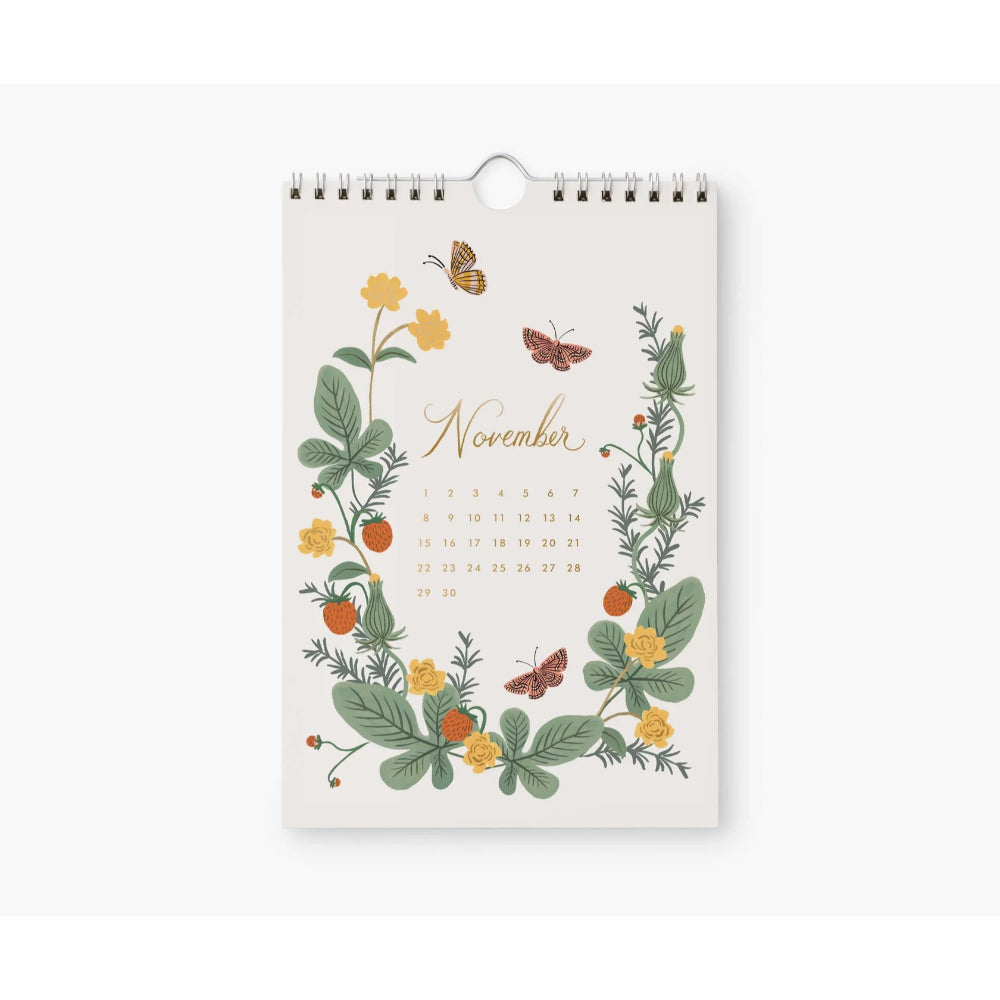 rifle-paper-co-2026-strawberry-fields-kitchen-calendar-6x9-rifl-cal098