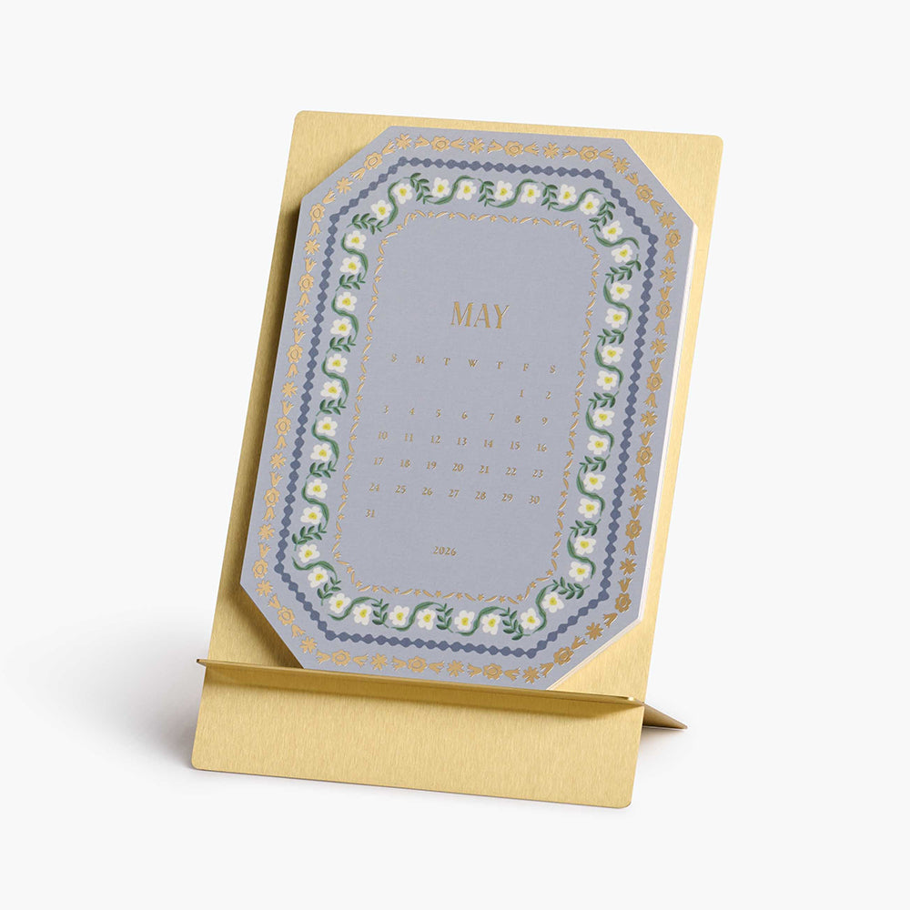 rifle-paper-co-2026-wildwood-brass-easel-desk-calendar