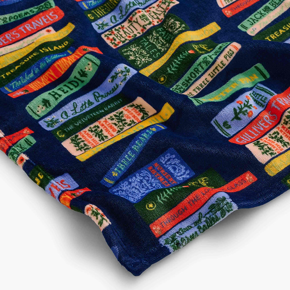 rifle-paper-co-bookshelf-fleece-blanket-home-decor-rifl-fbm005