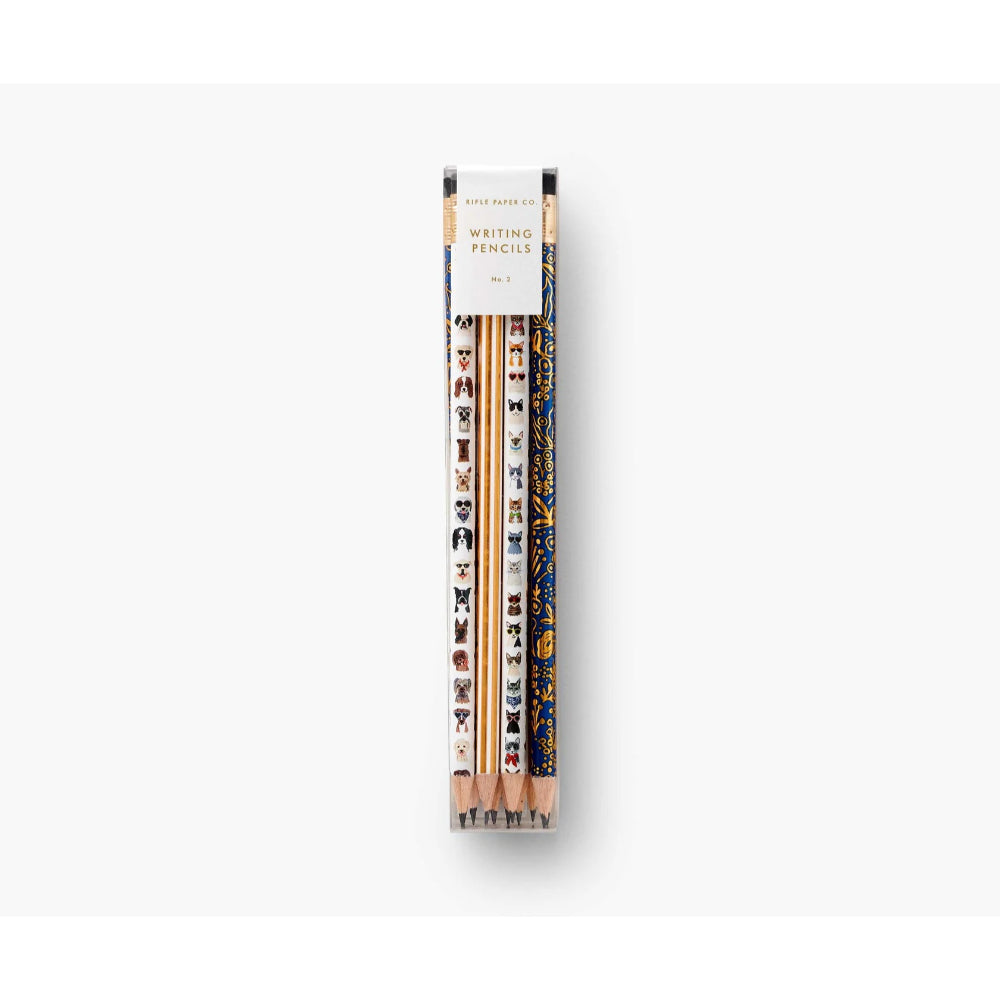 rifle-paper-co-cats-&-dogs-pencil-set-rifl-bpa006