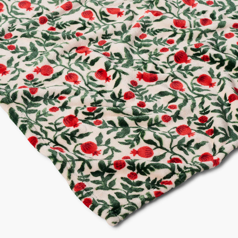 rifle-paper-co-christmastide-pomegranate-fleece-blanket