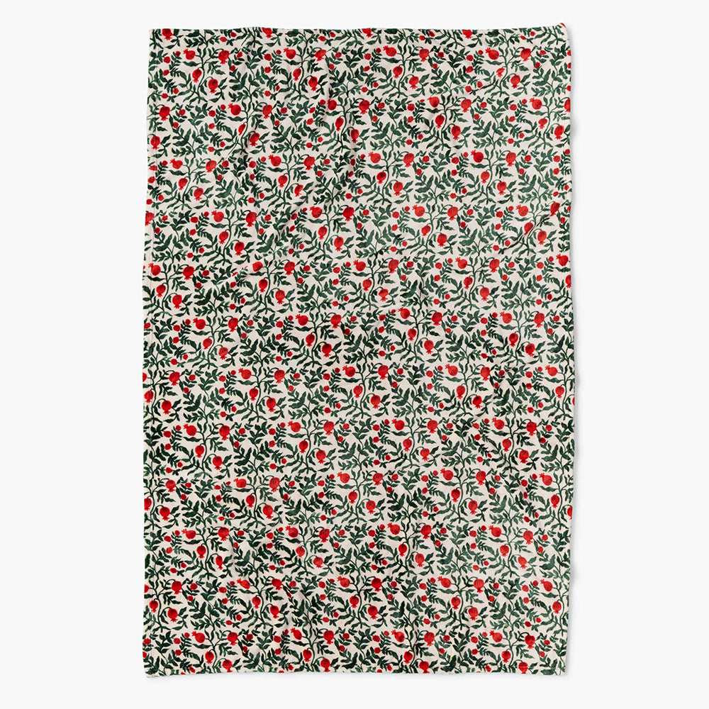 rifle-paper-co-christmastide-pomegranate-fleece-blanket