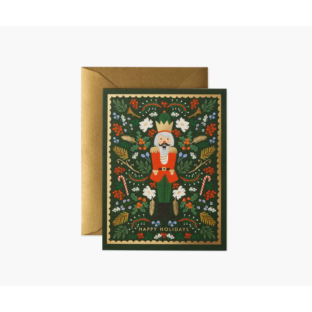 rifle-paper-co-evergreen-nutcracker-card-rifl-gcx084