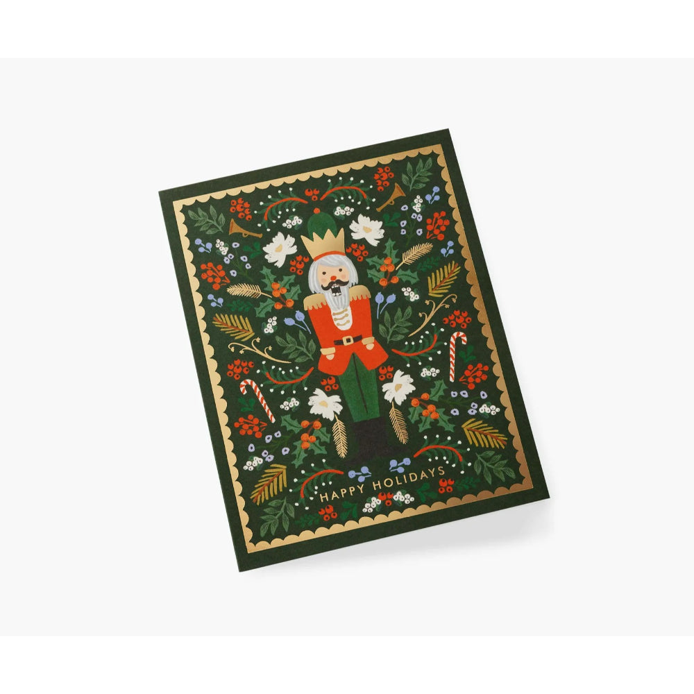 rifle-paper-co-evergreen-nutcracker-card-rifl-gcx084