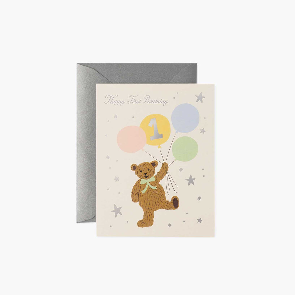 rifle-paper-co-first-birthday-bear-birthday-card-stationery-rifl-gcb114