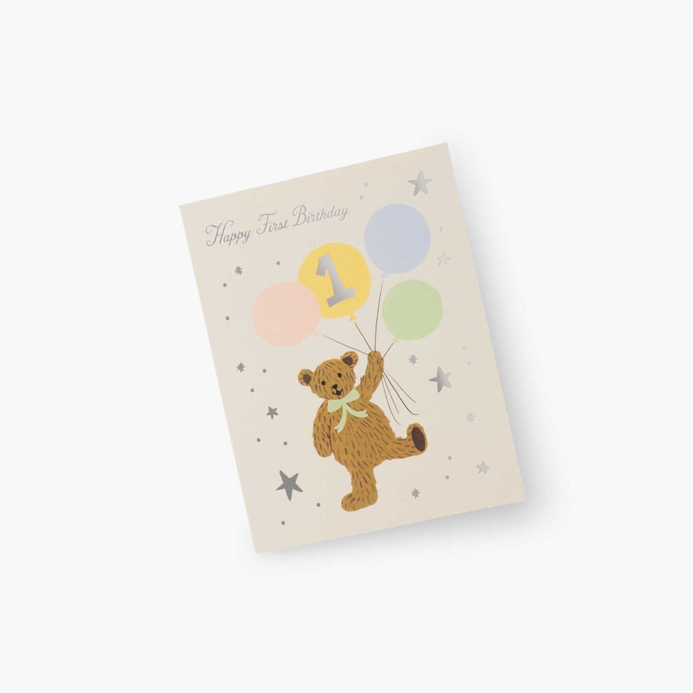 rifle-paper-co-first-birthday-bear-birthday-card-stationery-rifl-gcb114