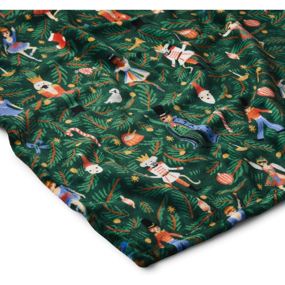 rifle-paper-co-nutcracker-fleece-blanket-rifl-fbx001