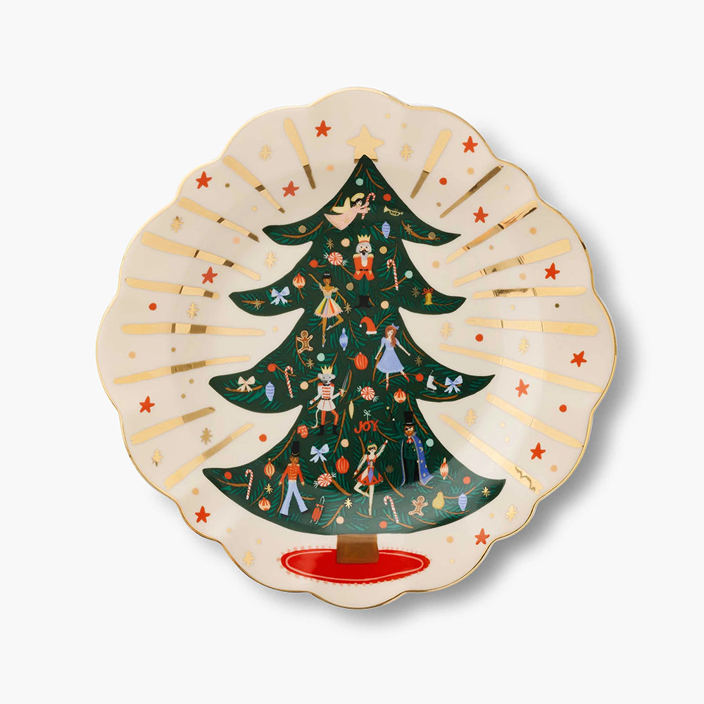 rifle-paper-co-nutcracker-porcelain-dessert-plate-set