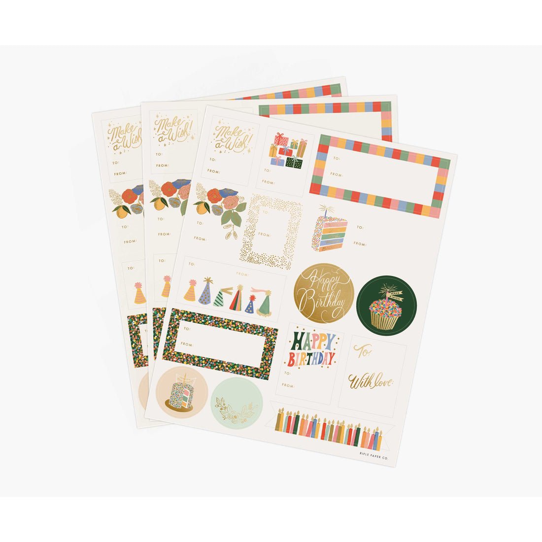 rifle-paper-co-pack-of-3-birthday-cake-stickers-&-labels-rifl-slm002
