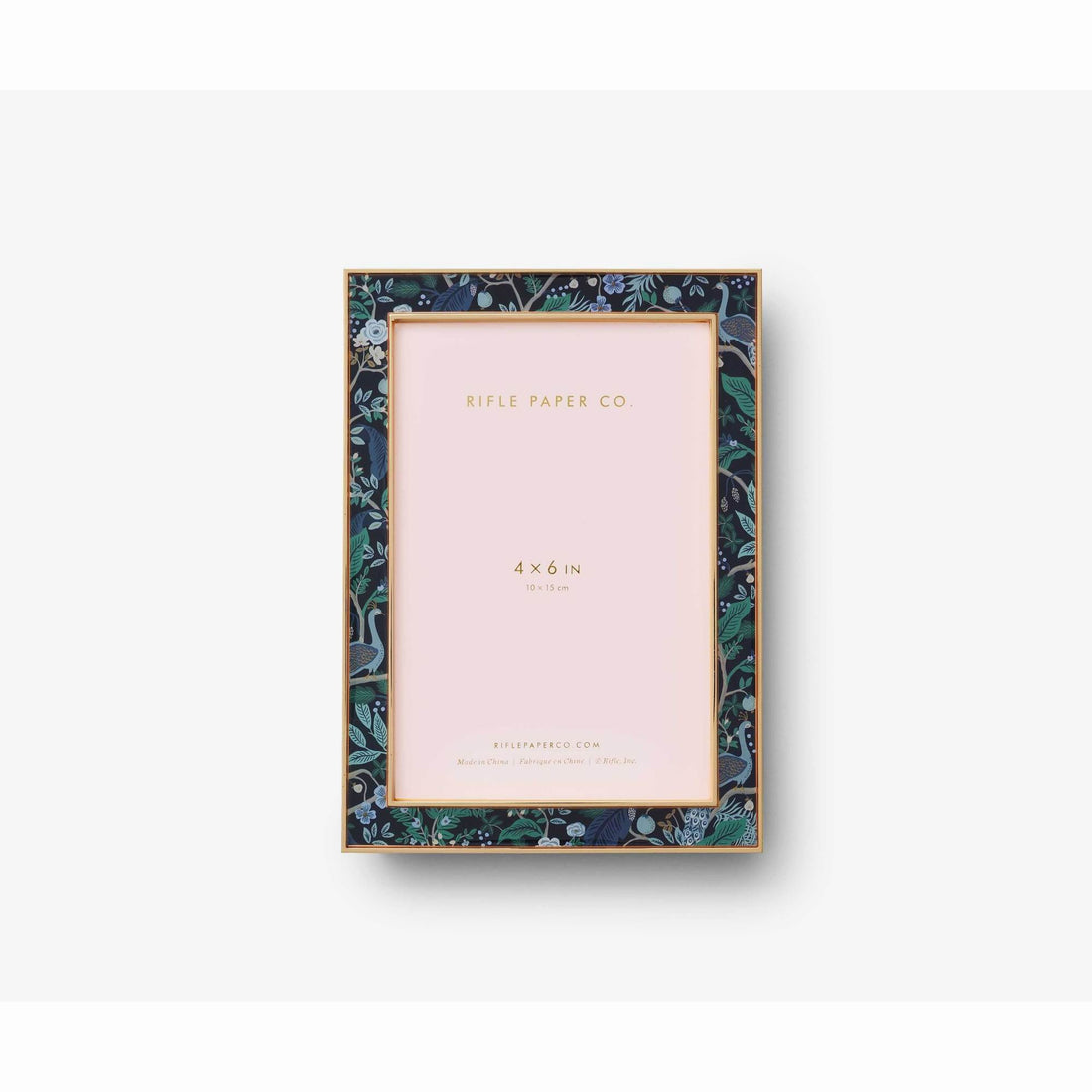 rifle-paper-co-peacock-4x6-picture-frame-home-decor-baby-nursery-stationery-rifl-pfs005-02