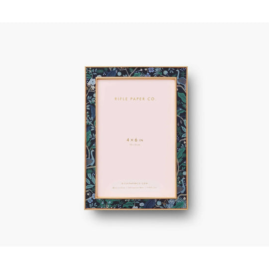 rifle-paper-co-peacock-4x6-picture-frame-rifl-pfs005