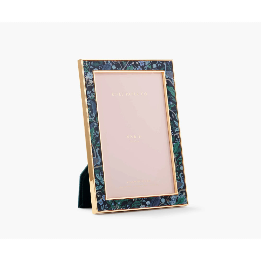 rifle-paper-co-peacock-4x6-picture-frame-rifl-pfs005