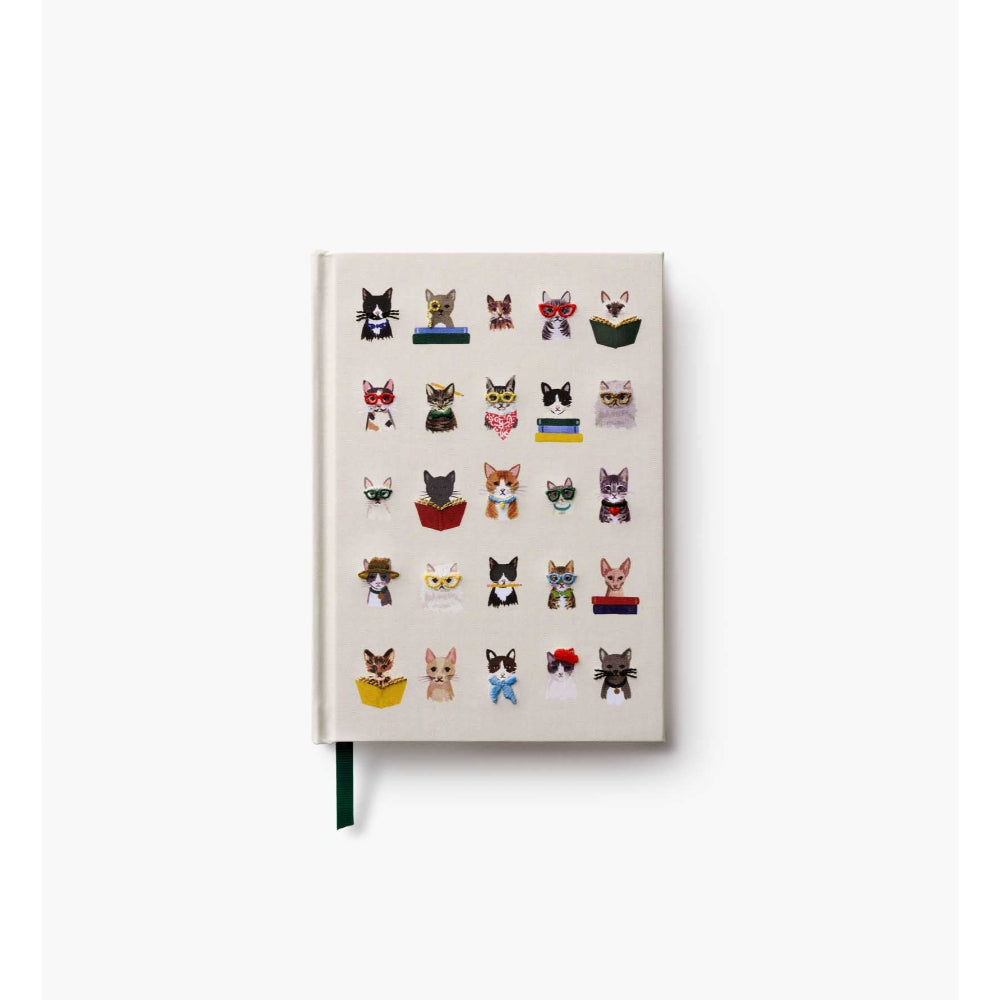 rifle-paper-co-studious-cats-embroidered-journal-rifl-jne007