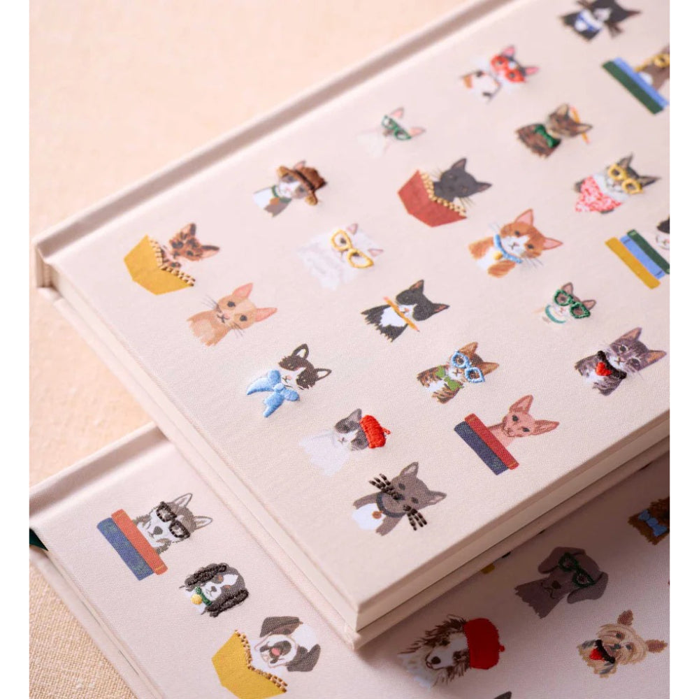 rifle-paper-co-studious-cats-embroidered-journal-rifl-jne007