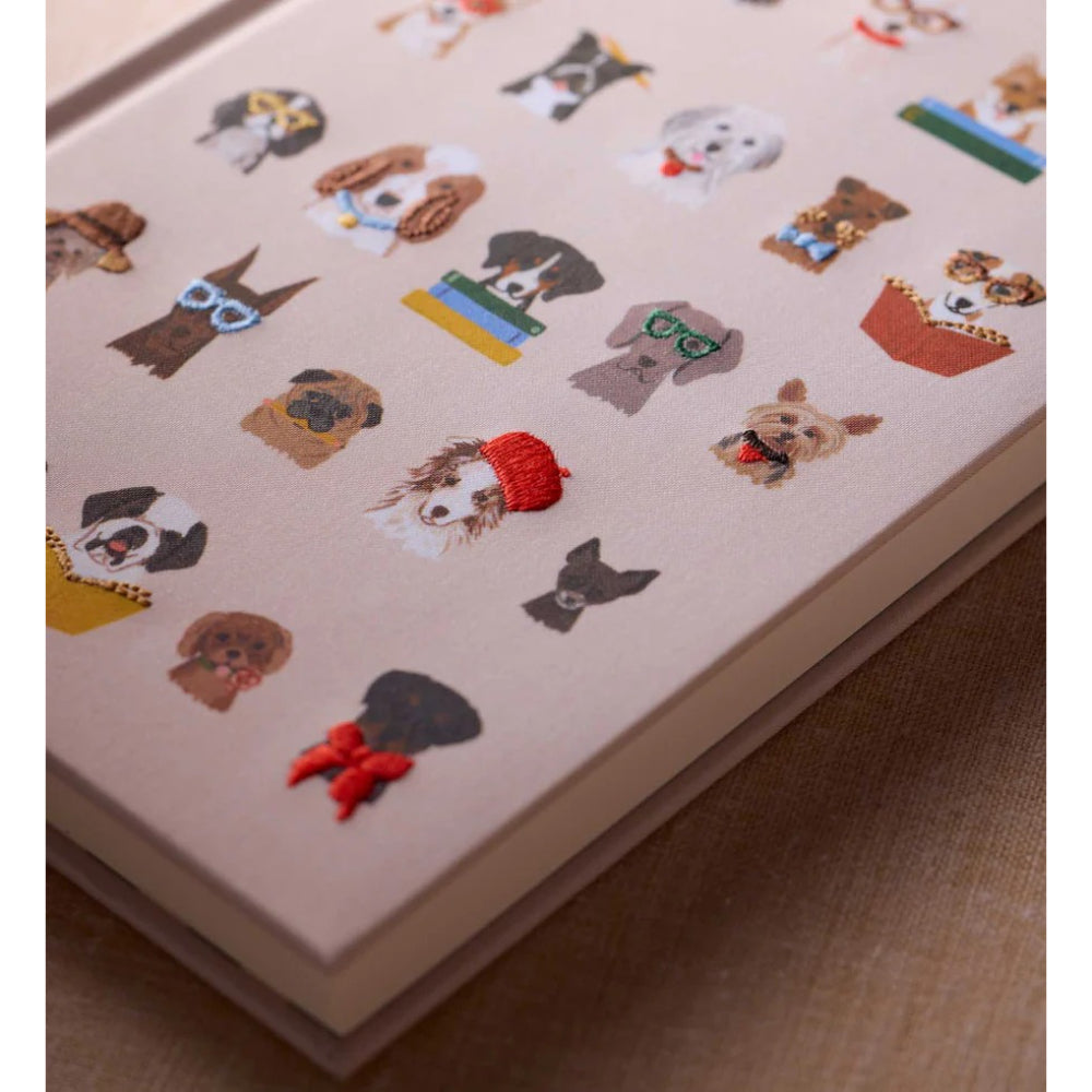 rifle-paper-co-studious-dogs-embroidered-journal-rifl-jne006