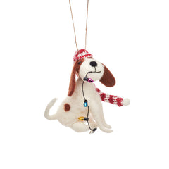 rjb-stone-dog-with-fairy-lights-felt-hanging-decoration-rjbs-feltxm115