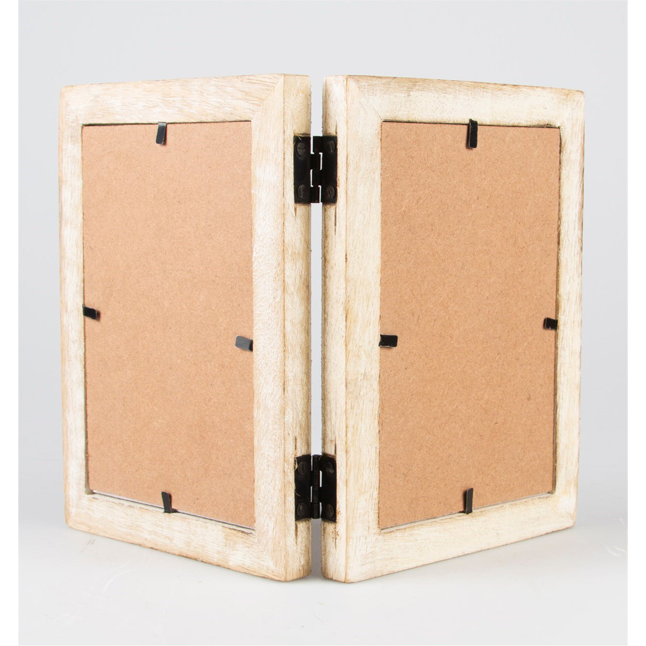 RJB Stone Double White Wood Photo Frame – Petit Bazaar