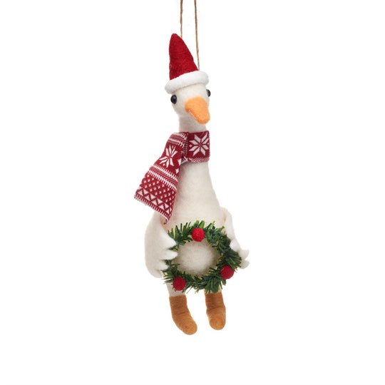 rjb-stone-goose-with-wreath-felt-hanging-decoration-rjbs-hobxm171