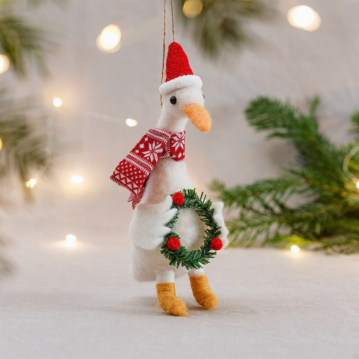 rjb-stone-goose-with-wreath-felt-hanging-decoration-rjbs-hobxm171